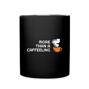 Plus qu’un café Drôle de café Buveur de café Dictons - Mug uni - noir - Devant