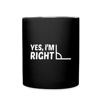 Math Gift Nerd Teacher Math Teacher Math - Full Colour Mug - black - Front