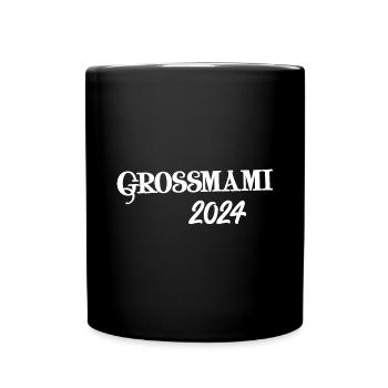 Grossmami 2024 du wirst Oma Schweiz - Tasse einfarbig - Schwarz - Vorne