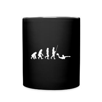 Water Polo Evolution Water Sports Swimmers Players - Full Colour Mug - black - Front