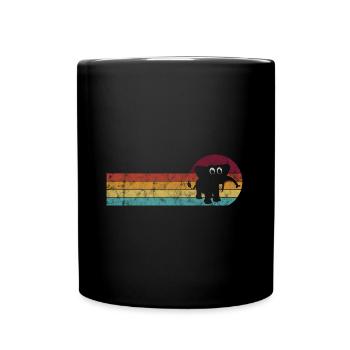 Eléphant éléphant pour enfants - Mug uni - noir - Devant