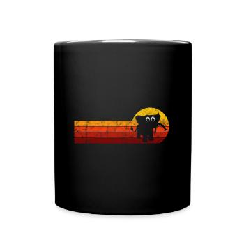 Eléphant éléphant pour enfants - Mug uni - noir - Devant