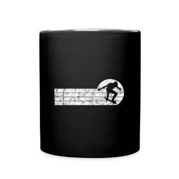 Skateboarder Skateboard Skater Skate Skateing - Full Colour Mug - black - Front