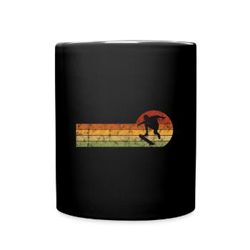 Skateboarder Skateboard Skater Skate Skateing - Mug uni - noir - Devant