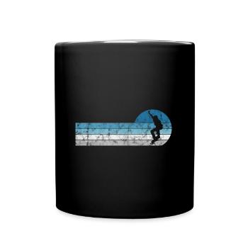 Skateboard Skateboarder Skater Skate Skateing - Full Colour Mug - black - Front