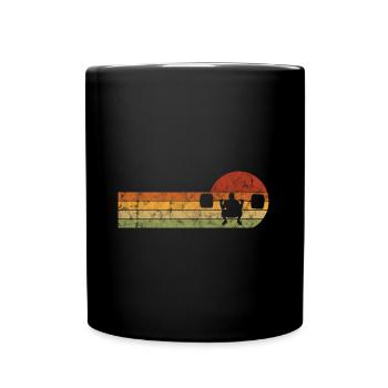 Musculation Bodybuilder GYM Fitnessstudio Retro - Mug uni - noir - Devant