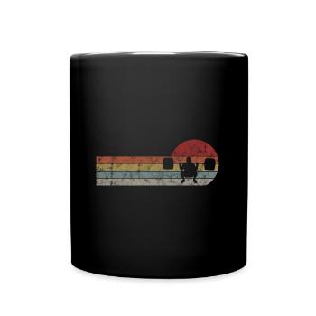 Musculation Bodybuilder GYM Fitnessstudio Retro - Mug uni - noir - Devant