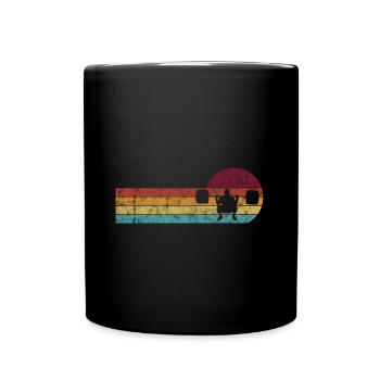Musculation Bodybuilder GYM Fitnessstudio Retro - Mug uni - noir - Devant