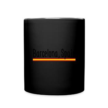 Artistic expression in the cityscape of - Full Colour Mug - black - Front
