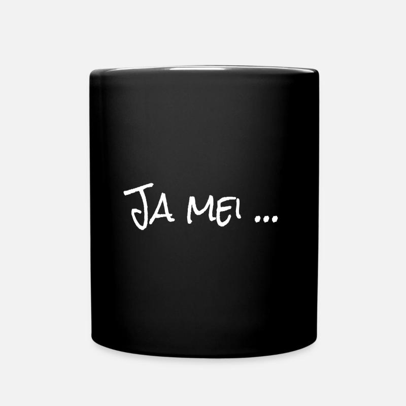 Oui mon ... Dialecte de Bavière - Mug uni - noir