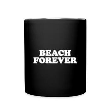 Plage Forever Vacances Voyage Plage Mer Loisirs - Mug uni - noir - Devant