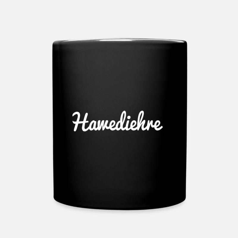 Hawediehre - dialecte de bienvenue bavarois - Mug uni - noir
