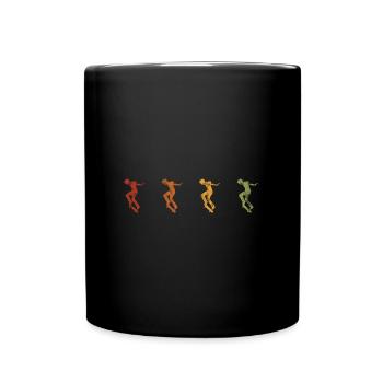 Skateboarder Skateboard Skater Skate Skateing - Mug uni - noir - Devant