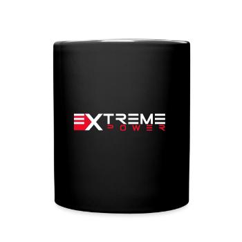 Extreme Power | Fitness, Protein, Gym, Training - Tasse einfarbig - Schwarz - Vorne