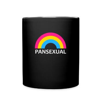 Pansexuell Pansexual LGBT Transgender Bi Geschenk - Tasse einfarbig - Schwarz - Vorne