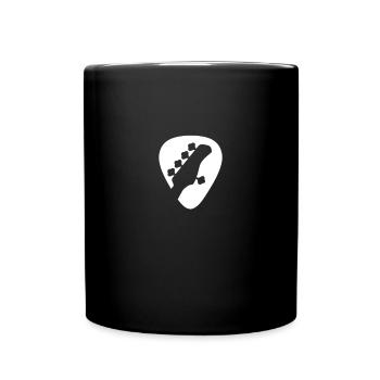 Basse Guitare Electrique 5 Cordes Médiator - Mug uni - noir - Devant