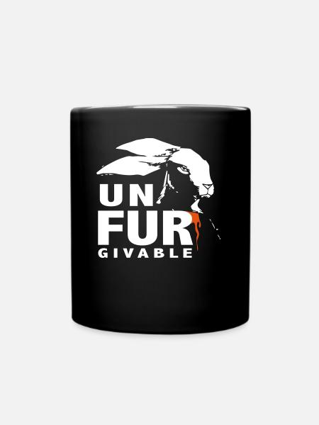 unerreichbar - Tasse einfarbig - Schwarz