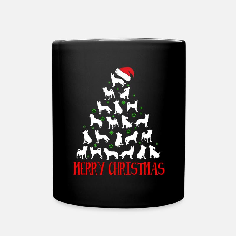 Merry Christmas - Tasse einfarbig - Schwarz