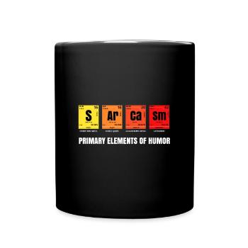 Chimiste chimie blague cadeau professeur de chimie drôle - Mug uni - noir - Devant