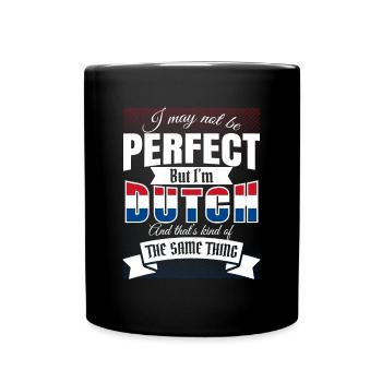 Hollande Pays-Bas Néerlandais Cadeau - Mug uni - noir - Devant