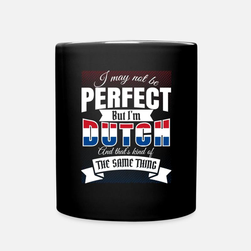 Dutch Netherlands Dutch Gift - Full Colour Mug - black