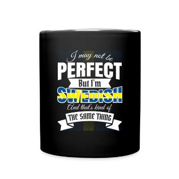 Suède suédois cadeau suédois drôle blague - Mug uni - noir - Devant