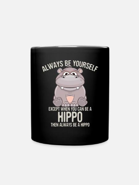 Cheval Nield Sois toi-même animal cadeau Blague drôle - Mug uni - noir