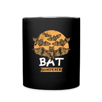Bat Whisperer - Flying Bats - Full Colour Mug - black - Front