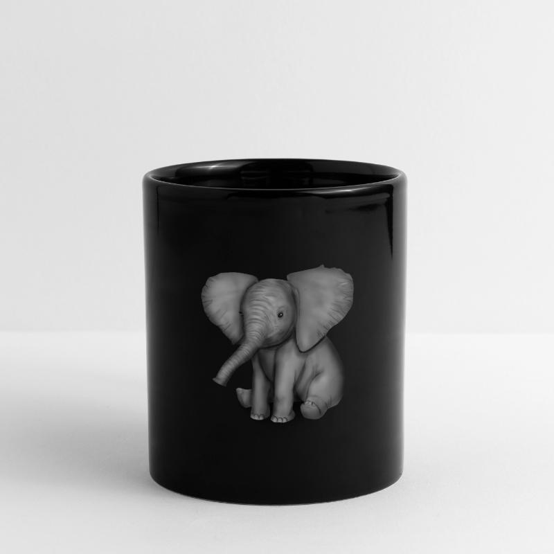 Bébé éléphant image éléphant Mug uni
