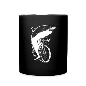 Bicycling Hai Bicycle Cyclist - Full Colour Mug - black - Front
