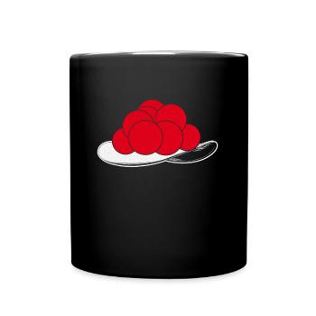 Schöner Schwarzwald Bollenhut - Tasse einfarbig - Schwarz - Vorne