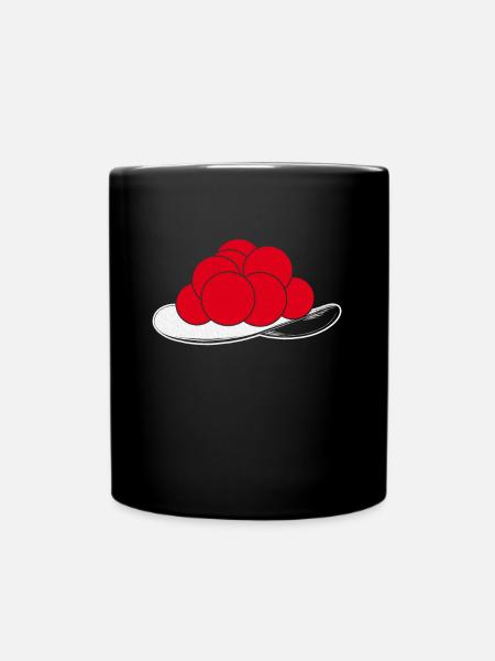 Beautiful Black Forest Bollenhut - Full Colour Mug - black