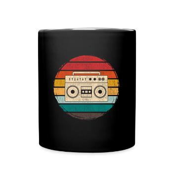 Enregistreurs de cassettes dans les années 80 - Mug uni - noir - Devant