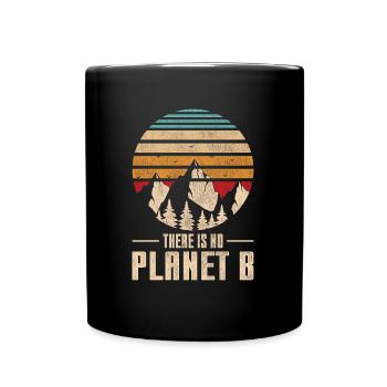 vintage no planet b outfit - Tasse einfarbig - Schwarz - Vorne