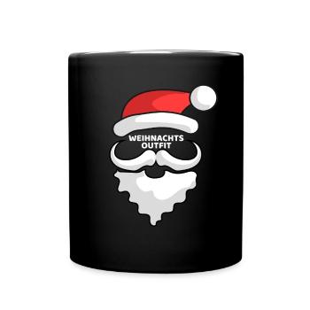 SANTA LOOK - Mug uni - noir - Devant
