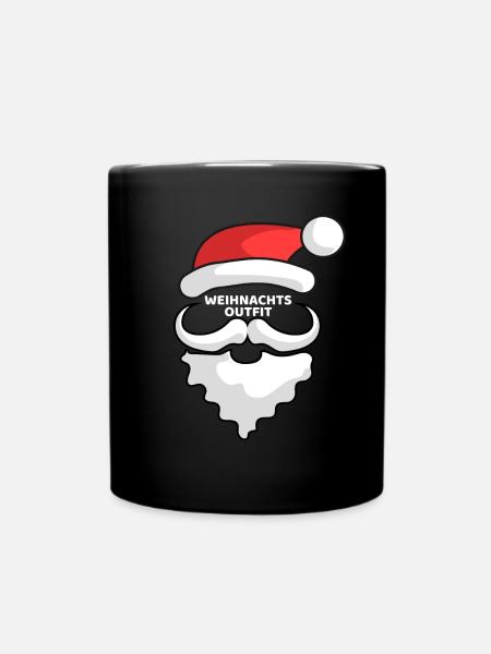 WEIHNACHTSOUTFIT - Tasse einfarbig - Schwarz