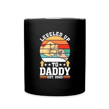 Passé au niveau de Daddy 2020 Dad Dad Gift Gamer - Mug uni - noir - Devant