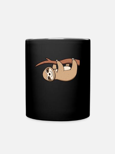 Paresseux - cadeau drôle paresseux paresseux - Mug uni - noir