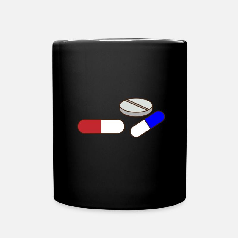 comprimé - Mug uni - noir