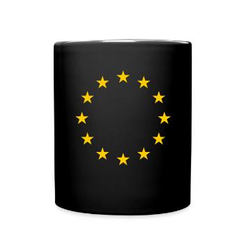 European elections EU Europe - Full Colour Mug - black - Front