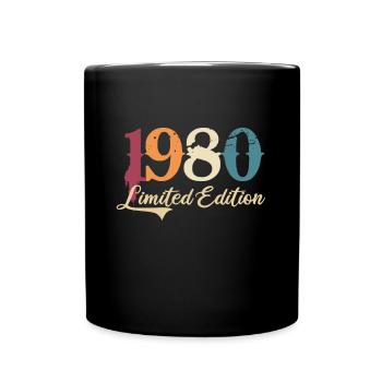 42ème anniversaire 42 ans cadeau né en 1980 - Mug uni - noir - Devant
