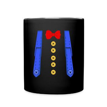 Costume de Mardi Gras pour accolades de clown - Mug uni - noir - Devant