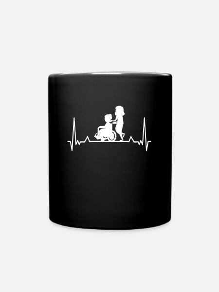 Infirmière gériatrique Herschlag ECG - Mug uni - noir