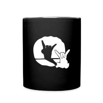 Lapin de Pâques lapin de Pâques - Mug uni - noir - Devant