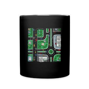 Play mat play carpet - Full Colour Mug - black - Front