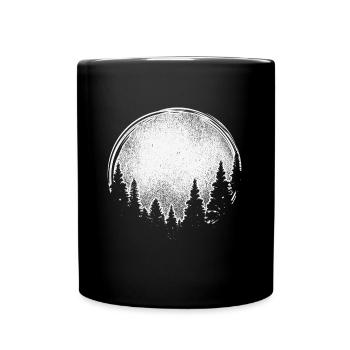 Enso trees circle - Full Colour Mug - black - Front