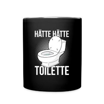 Hätte Hätte Toilette - Tasse einfarbig - Schwarz - Vorne