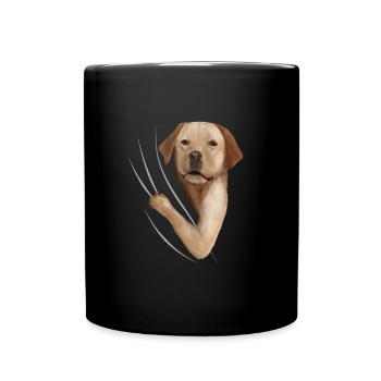 Cadeau d'amant de labrador retriever labby - Mug uni - noir - Devant