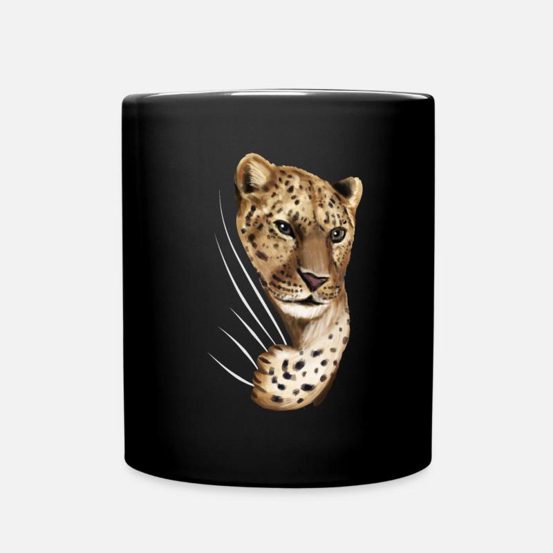 Cadeau d'amant léopard léopard léopard - Mug uni - noir