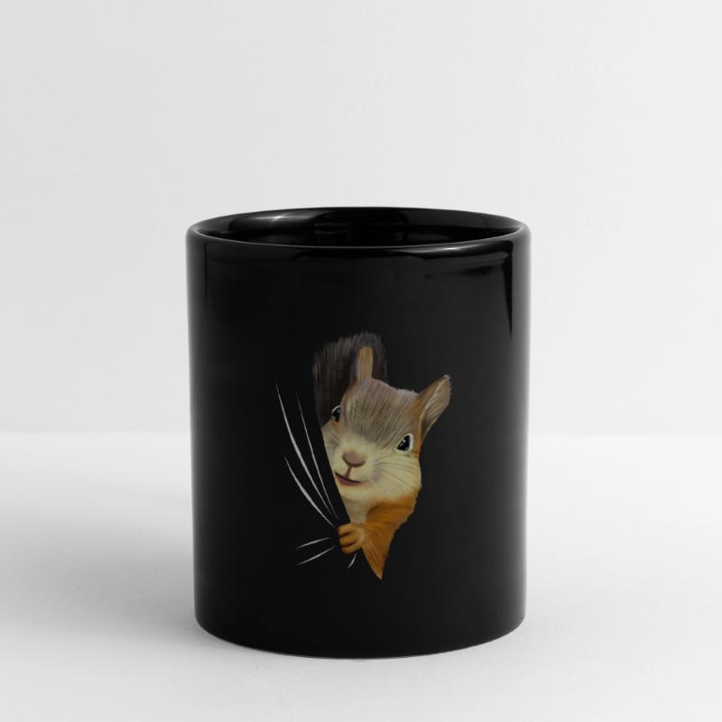 Eichhörnchen Eichkätzchen Eichhörnchenliebhaber Tasse einfarbig